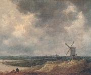 Jan van  Goyen Windmill Sweden oil painting artist